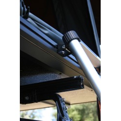 Tente de toit rigide 2 places - structure aluminium