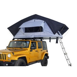 tente de toit 2 à 3 personnes - semi-rigide sur jeep 4x4
