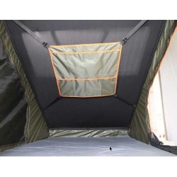 intérieur de Tente de toit avec accessoires de rangement