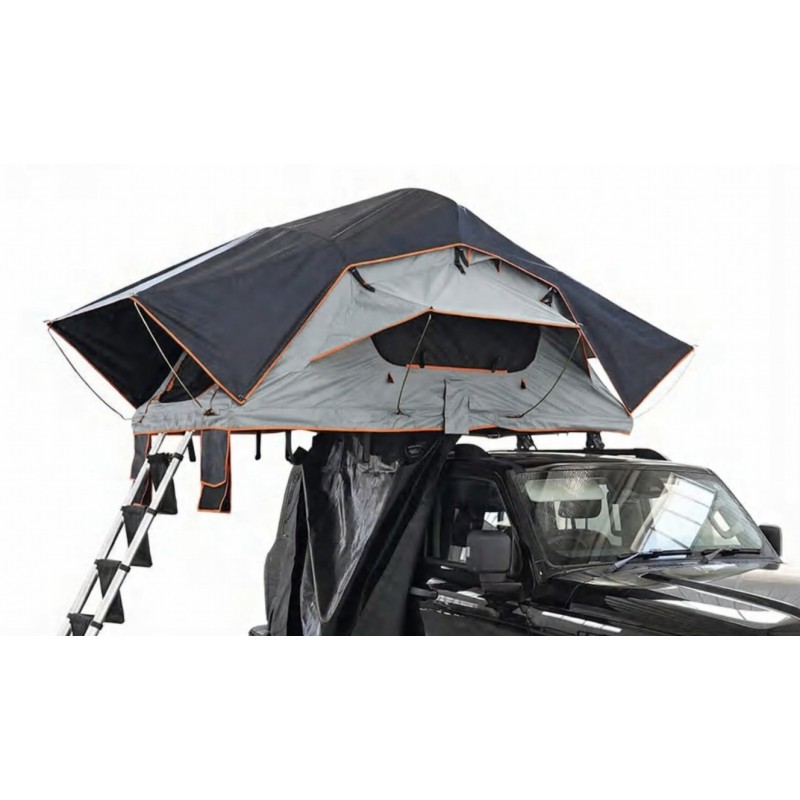 Tente de toit déployante 3 places, toit souple et imperméable