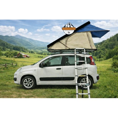 Tente de toit 2 places toit souple, automatique sur véhicule