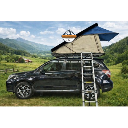 Tente de toit 2 places sur véhicule style SUV, Duster et équivalents