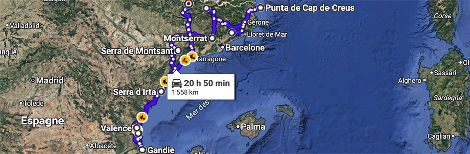 Vivouac tente de toit en Espagne
