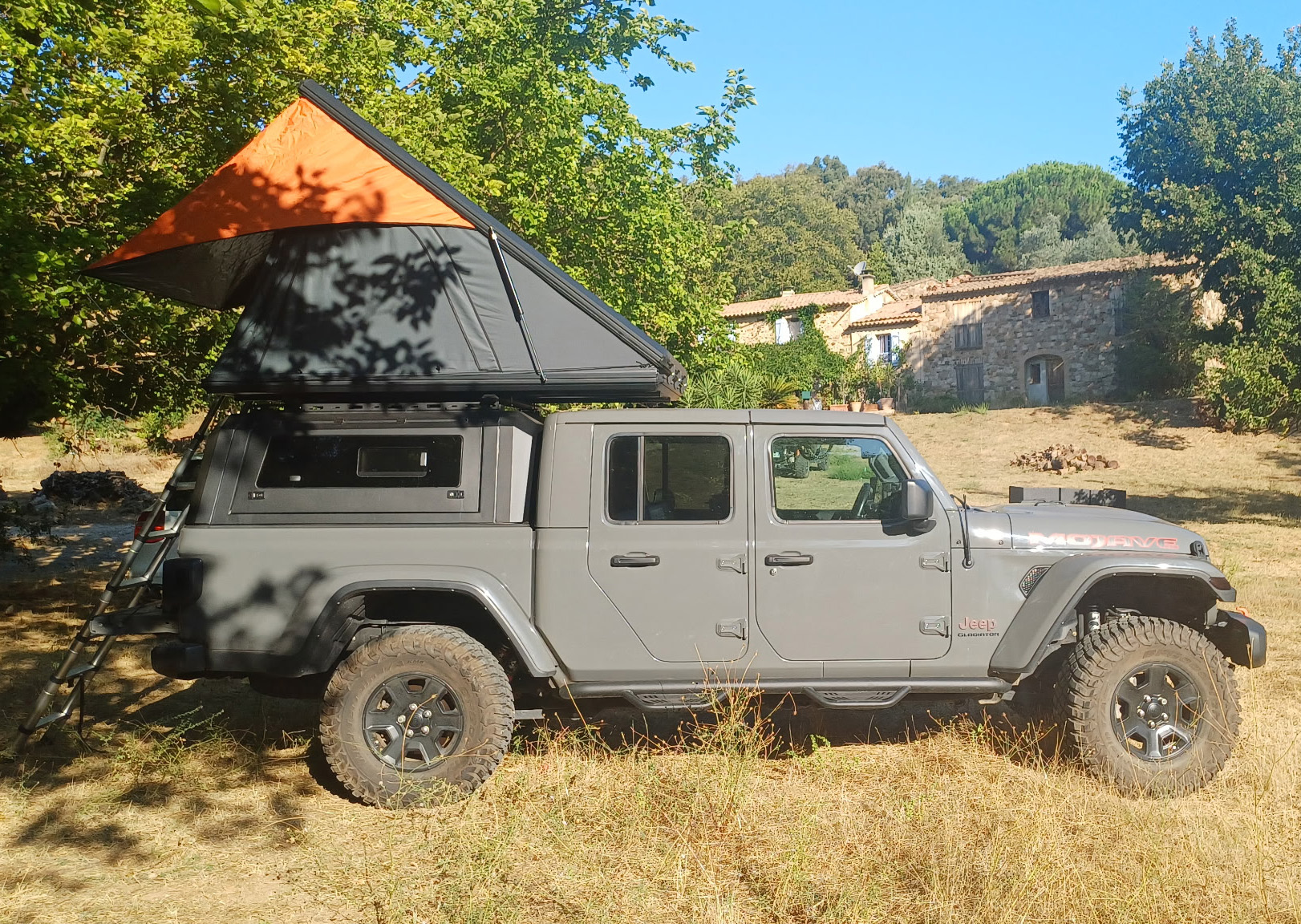 tente de toit Bivouakers sur Jeep Gladiator