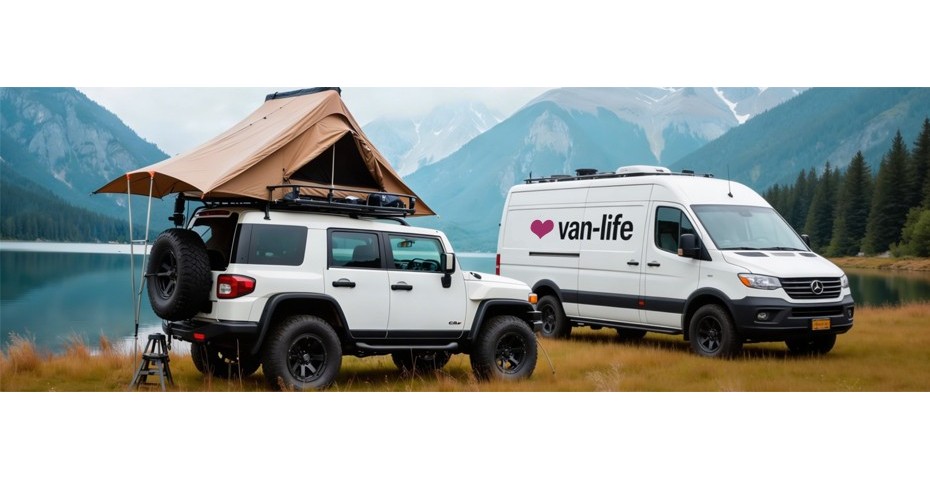 Road trip : tente de toit ou van aménagé, deux façons  de voyager autrement