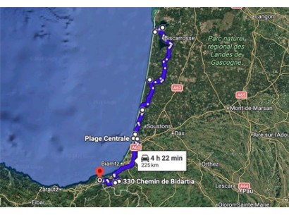 Bivouac en tente de toit dans les Landes et Pays Basque